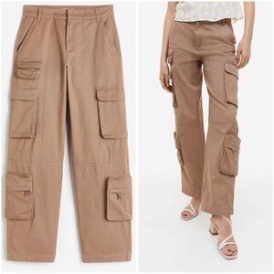 H&M New Straight Multi Pocket Pants